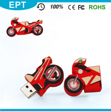 Customized Personalized USB Flash Drive Motorcycle Pendrive (EW045)